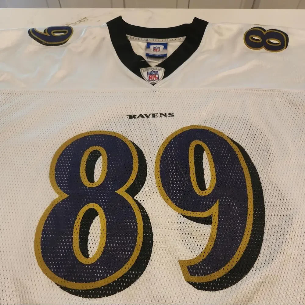 VTG REEBOK NFL EQUIPMENT Baltimore Ravens  Clayton #89 JERSEY SIZE 2 XL - Picture 2 of 14